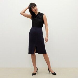 M.M.LaFleur | Greenpoint Skirt In Galaxy Blue